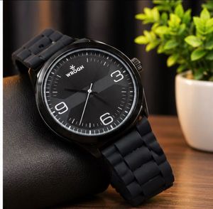 WROGN Black Analog Watch For men