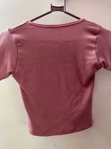 Pink Long Sleeve Top