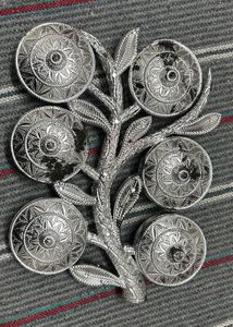 Decorative Silver Tree Showpiece
