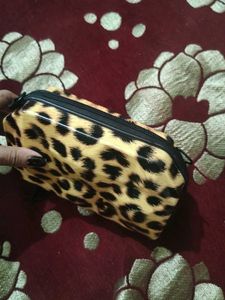 Leopard Print sling bag for baddie and inspired by