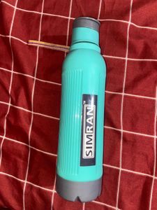 Cute Teal Water Bottle with Strap