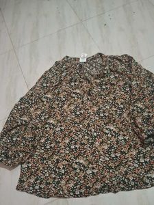 Floral Print Long Sleeve Top