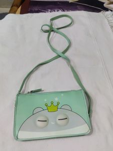 Beautiful Light Green (Ghiya) Colour Sling Bag