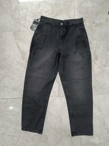 Shein Grey Denim Cargo Jeans