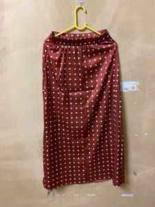 Polka Dot Midi Skirt