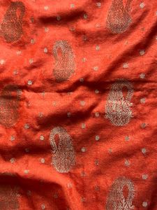 orange saree
