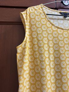 Banana Republic Floral Top - Yellow