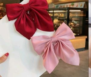Large Satin Bow Hair Clip 6