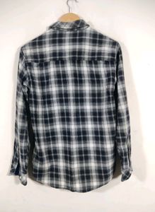 Rope Black Checks Slim Fit Shirt(Mens)