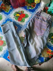 Light Wash Distressed Jeans