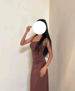 Chic Brown Slip Dress