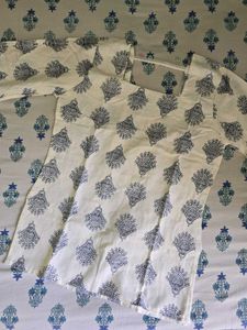 Elegant Printed Cotton Kurta