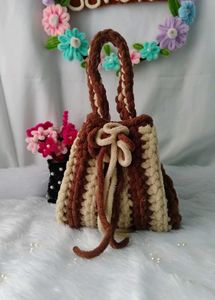 Chunky Knit hand Bag