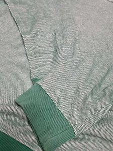 Green Hoodie with Embroidered Logo