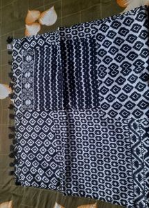 BLACK TASSELS DUPATTA 🩵