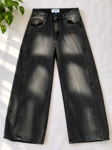 Washed Black Baggy Jeans