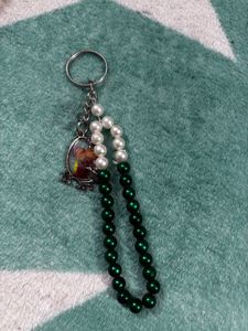 Elegant Beaded Peacock Keychain only 2 pics