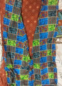 Vibrant Cotton Suit 3pc