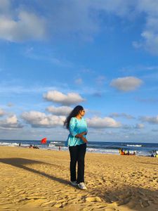 Light Blue Embellished Kurta