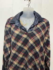 Cozy Plaid Long Sleeve Top