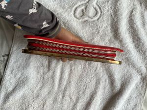 Red Geometric Wallet
