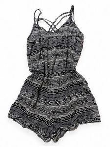 Monochrome Mosaic Jumpsuit
