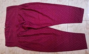 Pure Cotton Orange pink Ethnic Kurti 3pcs set