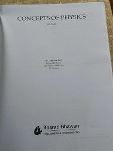 Concepts of Physics Book by Hc verma  Vol 1