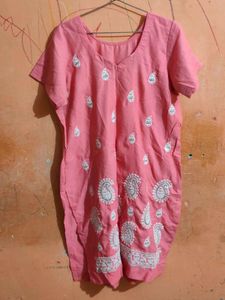 Pink Printed Salwar Suit Set