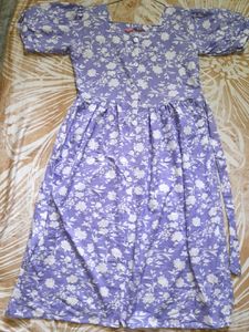 Purple Floral Dress