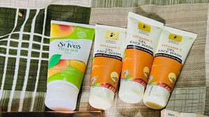 2Sunscreens And  3Facewash