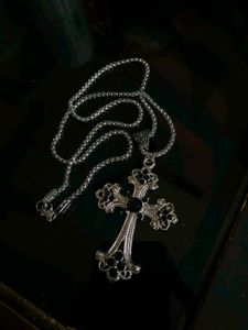 Y2K Cross Pendant Necklace
