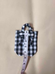 Gingham Scrunchie, Pouch &amp; Mini Bag Set