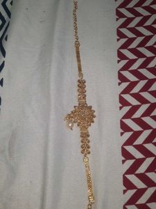 Golden Brass &amp; AmericanDiamond Handmade Baju Bandh