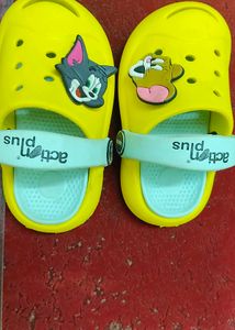 Cute Yellow Tom & Jerry Clogs