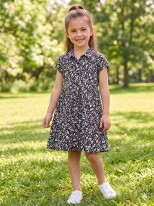 Beautiful Black N White Floral Dress