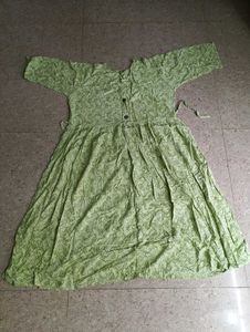 Light Green Printed Kurta
