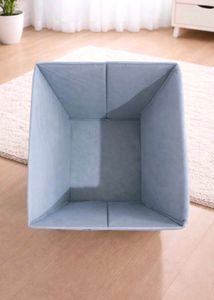 Grey Storage Ottoman with Lid