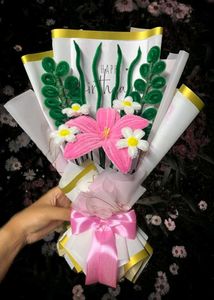 Handmade "Happy Birthday" Flower Bouquet
