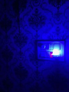 Blue Decorative Night Light Lamp