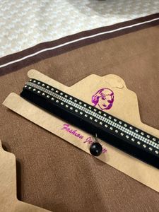 Set of 3 Black Velvet Chokers