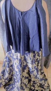 Blue bold gown