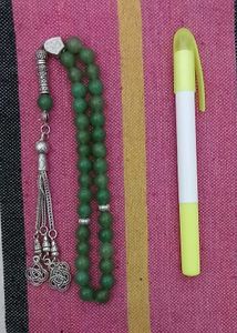 Beautiful green prayer beads-Tasbih