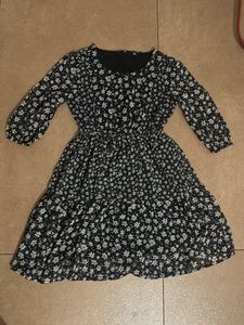 Chic Floral Print Mini Dress