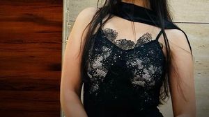 Elegant Black Lace Dress