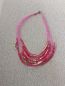Layered Beaded Statement Necklace