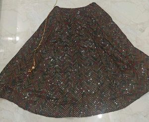 Sparkling Lehenga skirt only