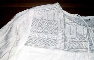 White cotton kurti / top🤍