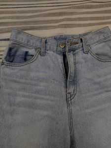 Ripped Wide Leg Jeans