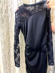 Elegant Black Lace Dress